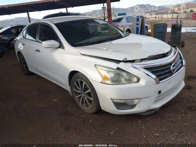 1N4AL3AP1EN355672 — 2014 Nissan Altima 2.5 S, Передняя часть (Front End), фото до ремонта