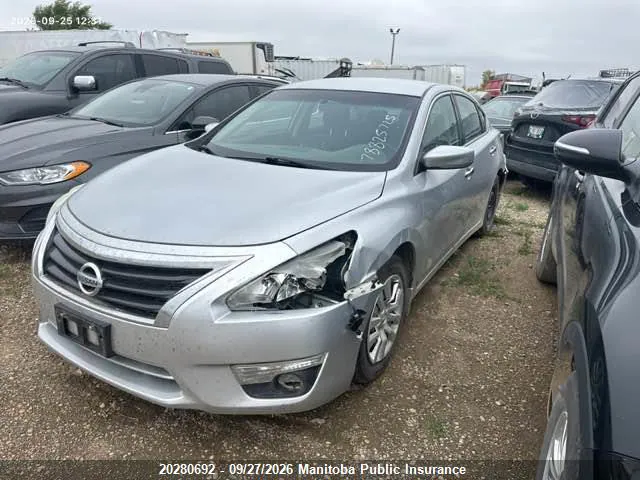 2015 Nissan ALTIMA 2.5 VIN 1N4AL3AP2FN860072 фото 1