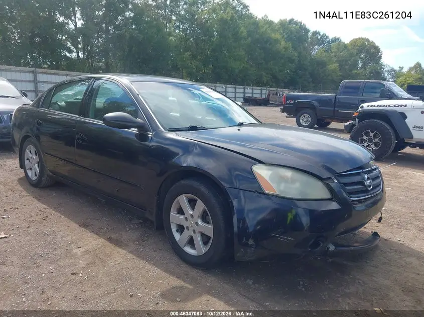2003 Nissan Altima 2.5 Sl VIN 1N4AL11E83C261204 фото 2