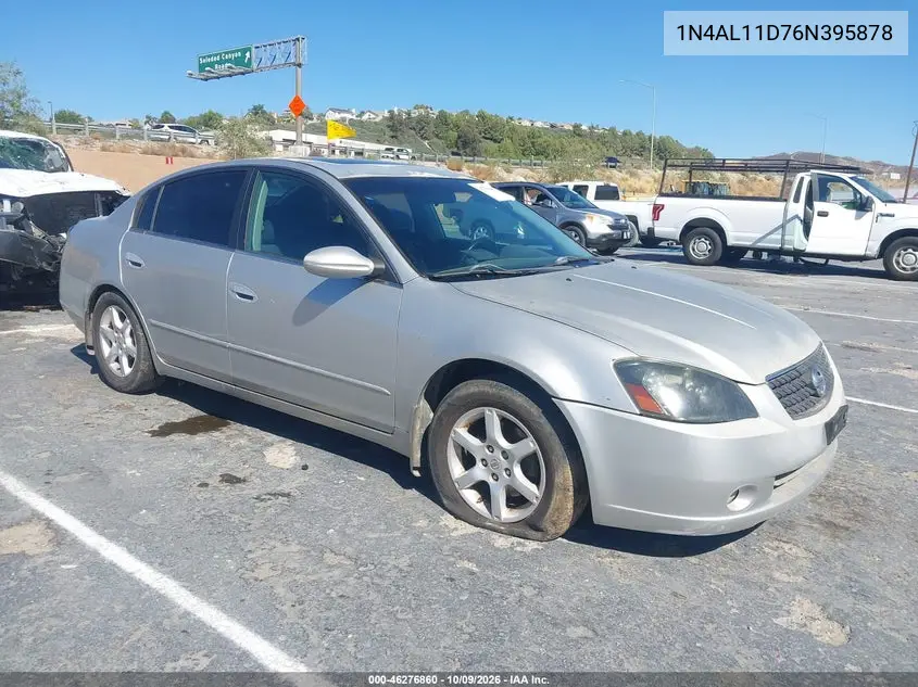 2006 Nissan Altima 2.5 S VIN 1N4AL11D76N395878 фото 2