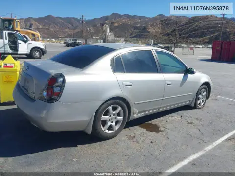 2006 Nissan Altima 2.5 S VIN 1N4AL11D76N395878 фото 5