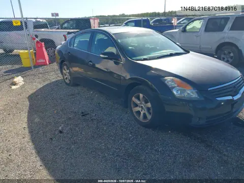 1N4BL21E87C184916 — 2007 Nissan Altima, Задняя часть, фото до ремонта