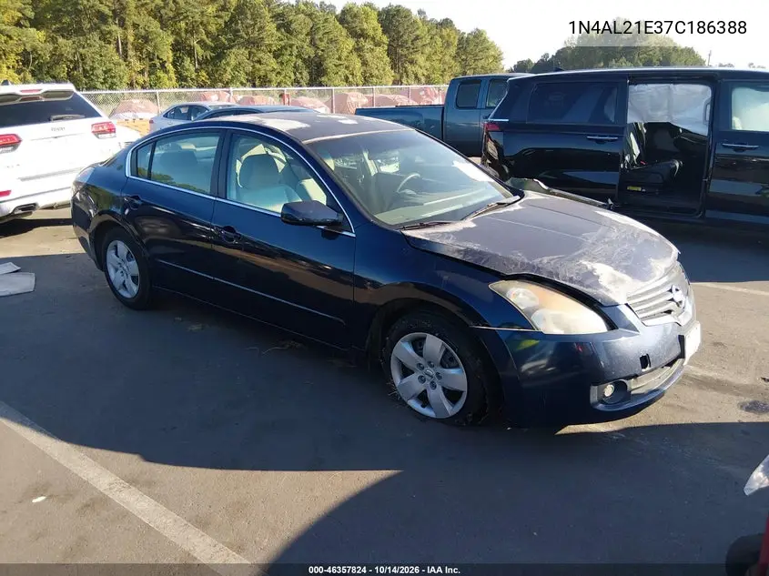1N4AL21E37C186388 — 2007 Nissan Altima, фото 2 с аукциона IAAI, Передняя часть слева