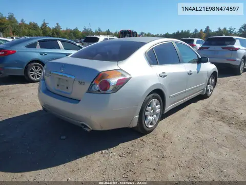 2008 Nissan Altima 2.5 S VIN 1N4AL21E98N474597 фото 5