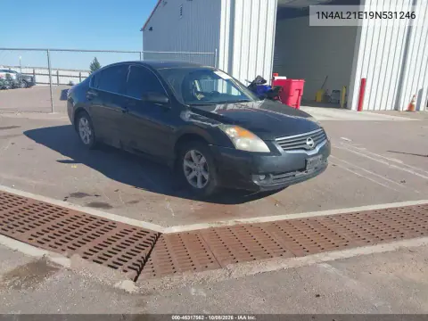 1N4AL21E19N531246 — 2009 Nissan Altima, Боковая часть, фото до ремонта