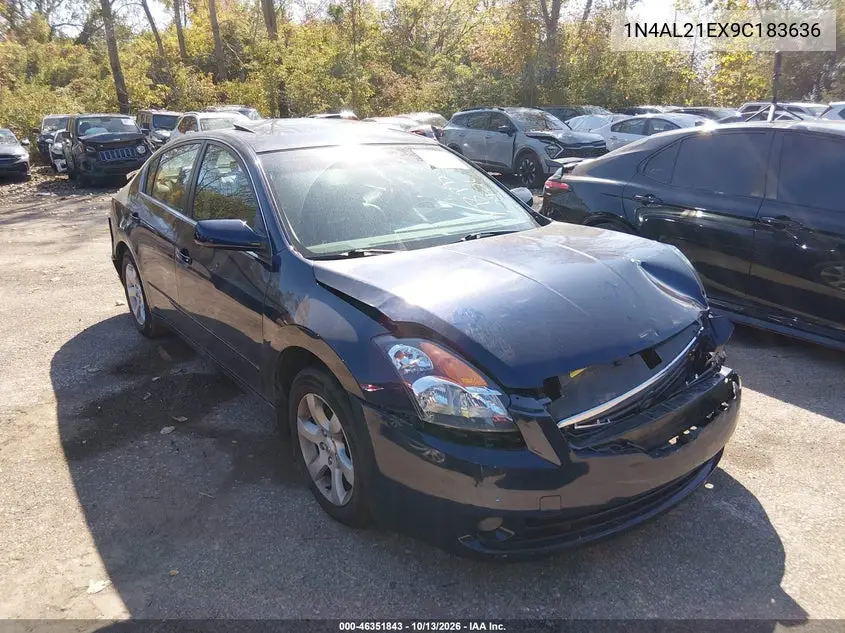 1N4AL21EX9C183636 Nissan Altima 2009 — повреждение Передняя часть, фото до ремонта