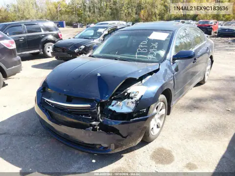 1N4AL21EX9C183636 — 2009 Nissan Altima, фото 2 с аукциона IAAI, Передняя часть