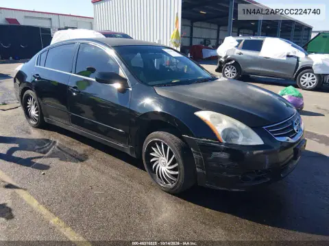 1N4AL2AP2CC224740 — 2012 Nissan Altima, Левый бок, фото до ремонта