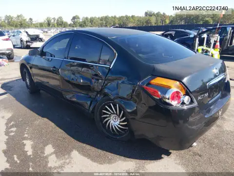 1N4AL2AP2CC224740 — 2012 Nissan Altima, фото 3 с аукциона IAAI, Левый бок