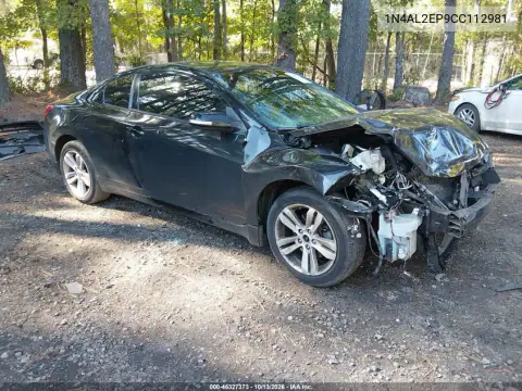 1N4AL2EP9CC112981 — 2012 Nissan Altima, Передняя часть, фото до ремонта