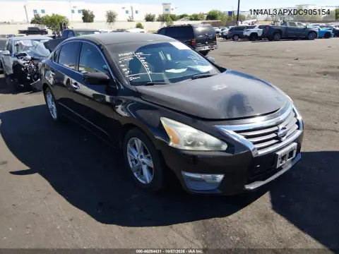 1N4AL3APXDC905154 — 2013 Nissan Altima, Задняя часть, фото до ремонта