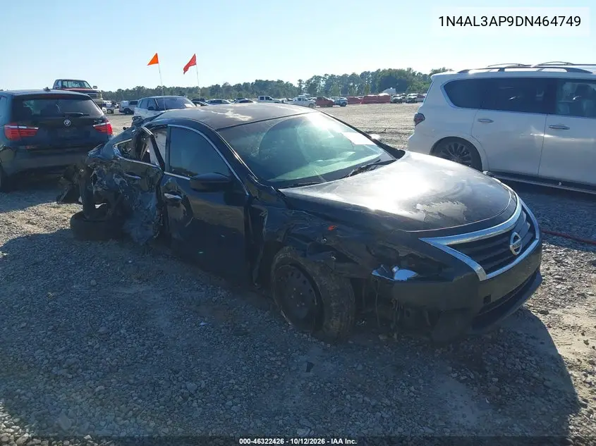 2013 Nissan Altima 2.5 S VIN 1N4AL3AP9DN464749 фото 1