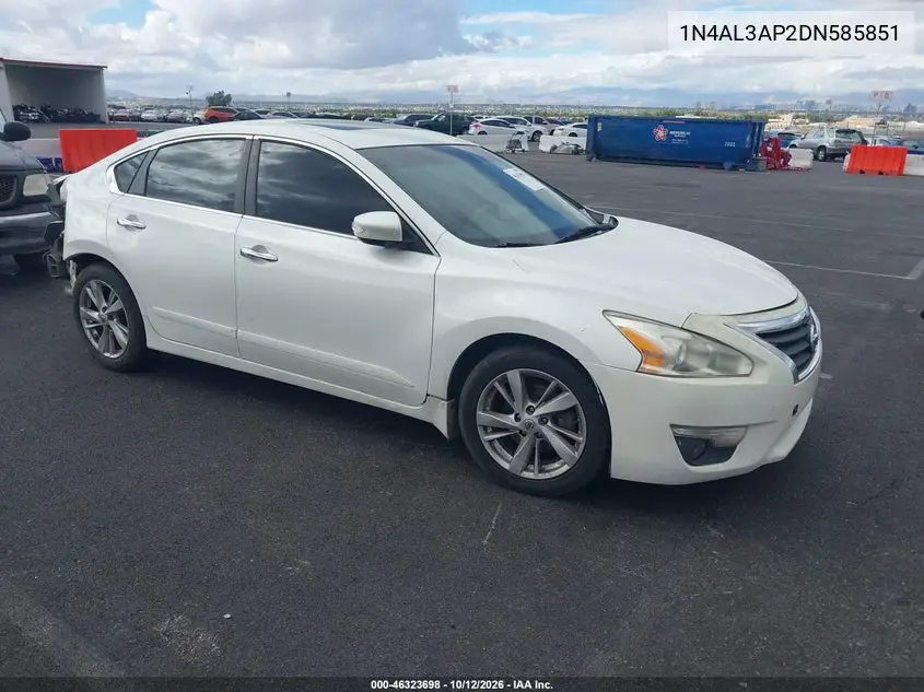 2013 Nissan Altima 2.5 Sv VIN 1N4AL3AP2DN585851 фото 2