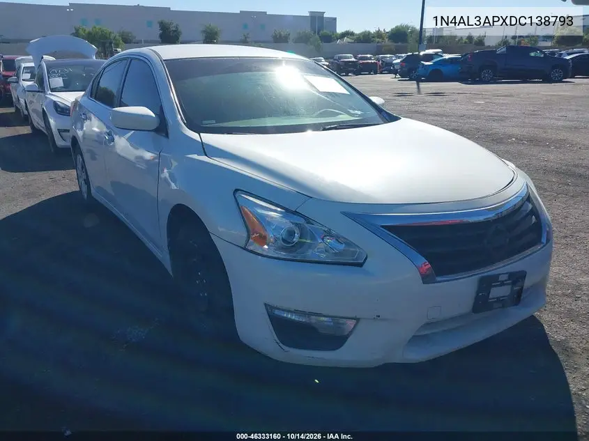 1N4AL3APXDC138793 — 2013 Nissan Altima, фото 2 с аукциона IAAI, Задняя часть слева