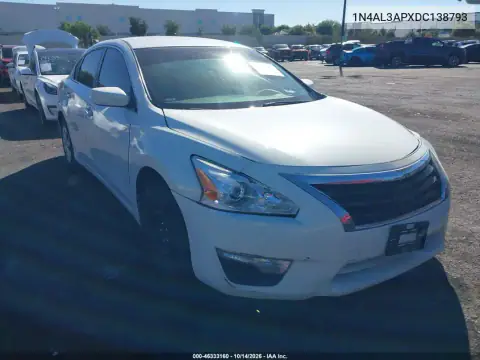 1N4AL3APXDC138793 — 2013 Nissan Altima, фото 2 с аукциона IAAI, Задняя часть слева