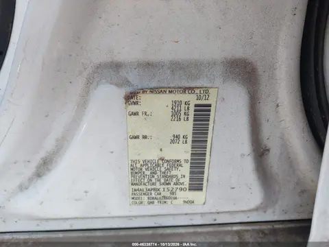2013 Nissan Altima 2.5 Sv VIN 1N4AL3AP8DC152790 фото 10