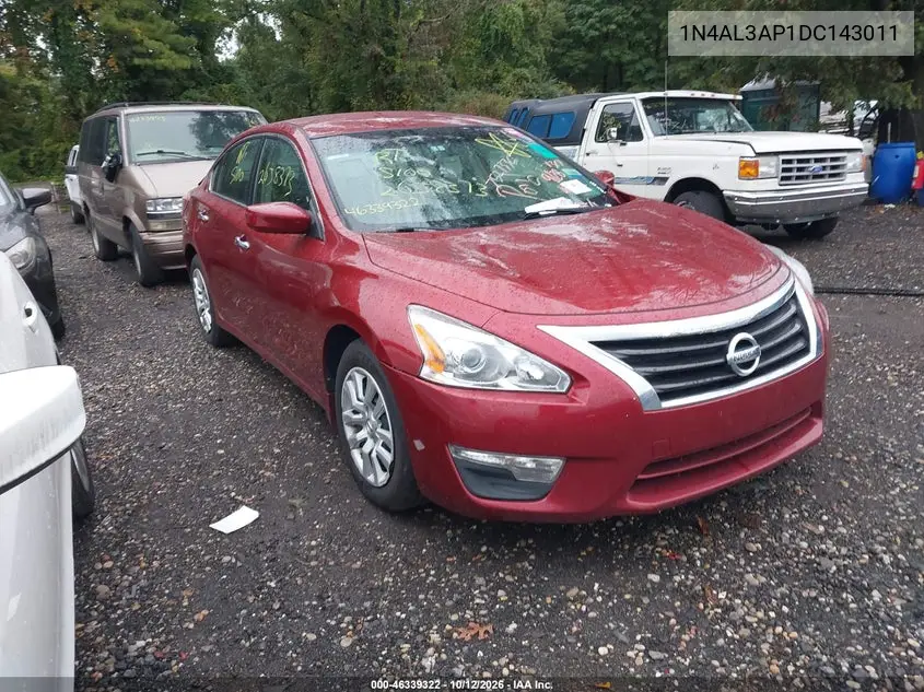 2013 Nissan Altima 2.5 S VIN 1N4AL3AP1DC143011 фото 1