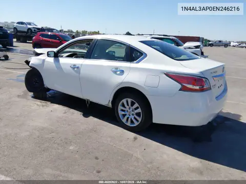 2014 Nissan Altima 2.5 S VIN 1N4AL3AP0EN246216 фото 4