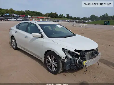 2014 Nissan Altima 2.5 Sv VIN 1N4AL3AP0EC178172 фото 2