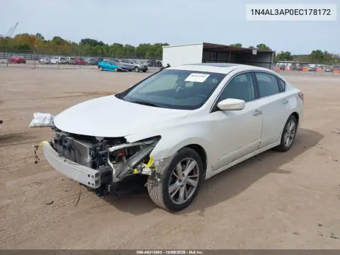 2014 Nissan Altima 2.5 Sv VIN 1N4AL3AP0EC178172 фото 3