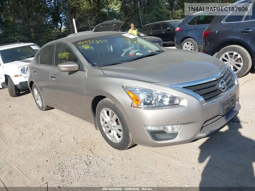 2014 Nissan Altima 2.5 S VIN 1N4AL3AP8EC187606 фото 2
