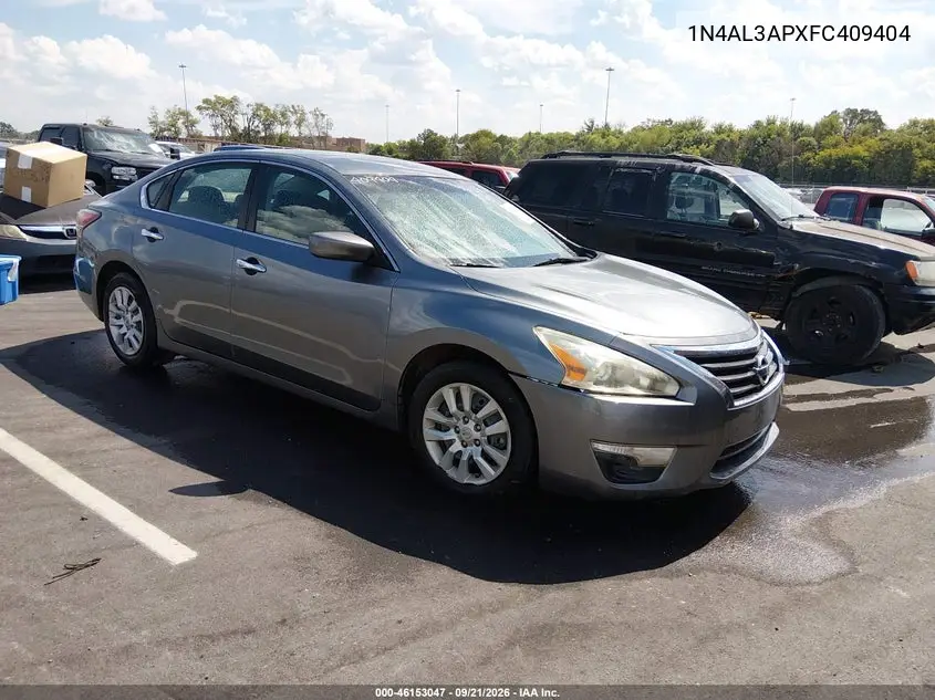 2015 Nissan Altima 2.5 S VIN 1N4AL3APXFC409404 фото 2