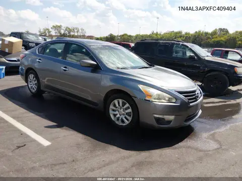 1N4AL3APXFC409404 — 2015 Nissan Altima, Естественный износ, фото до ремонта