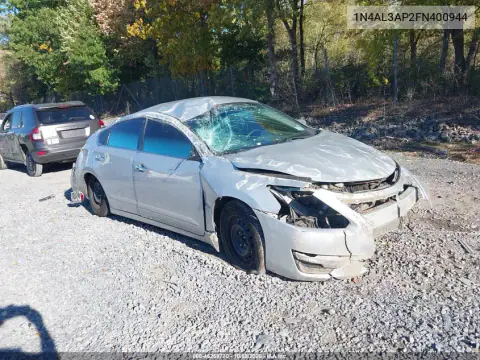 2015 Nissan Altima 2.5 S VIN 1N4AL3AP2FN400944 фото 1