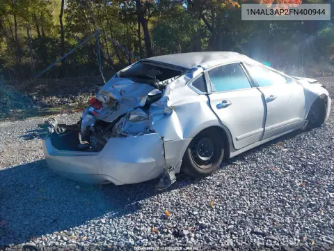 2015 Nissan Altima 2.5 S VIN 1N4AL3AP2FN400944 фото 4