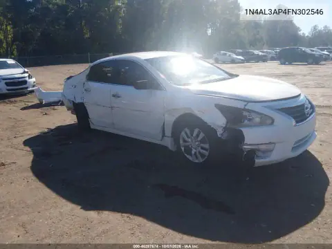 2015 Nissan Altima 2.5 S VIN 1N4AL3AP4FN302546 фото 2