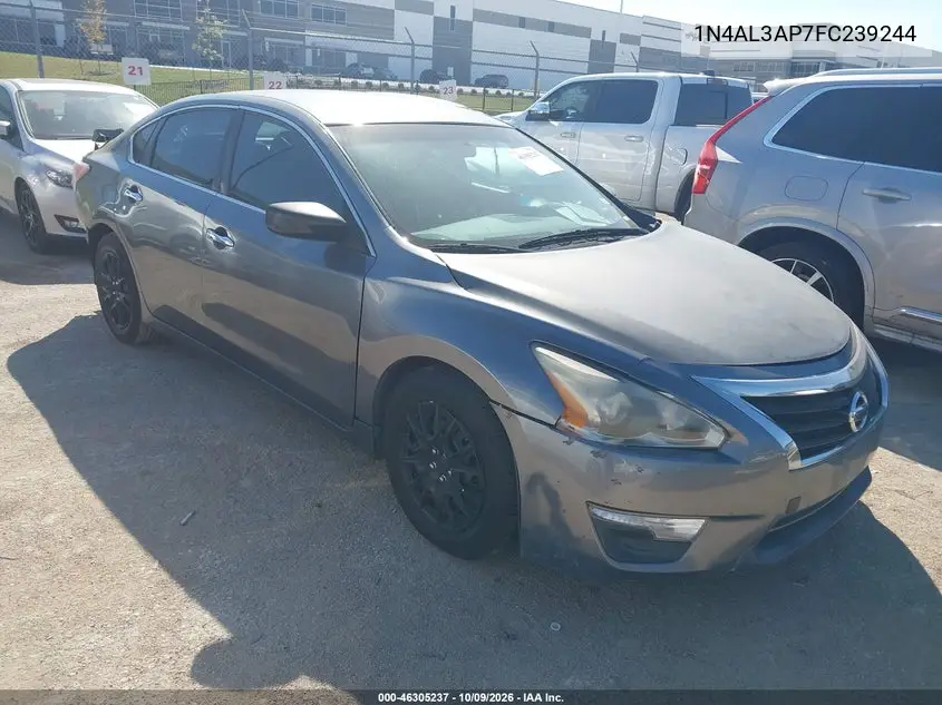 2015 Nissan Altima 2.5/2.5 S/2.5 Sl/2.5 Sv VIN 1N4AL3AP7FC239244 фото 2