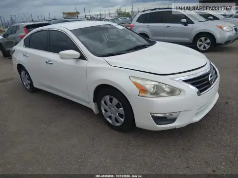 1N4AL3AP0FN331767 — 2015 Nissan Altima, Левая сторона, фото до ремонта