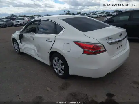 2015 Nissan Altima 2.5 S VIN 1N4AL3AP0FN331767 фото 4
