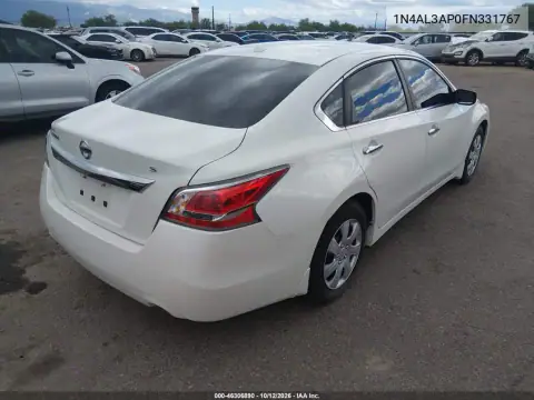 2015 Nissan Altima 2.5 S VIN 1N4AL3AP0FN331767 фото 5