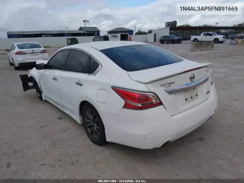 1N4AL3AP5FN891669 — 2015 Nissan Altima, фото 4 с аукциона IAAI, Естественный износ