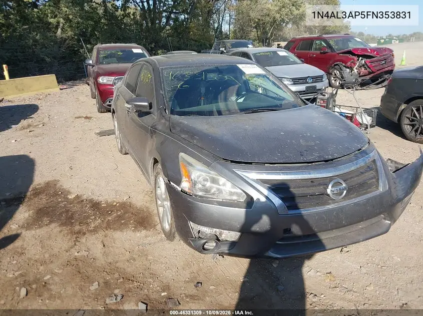 2015 Nissan Altima 2.5 Sl VIN 1N4AL3AP5FN353831 фото 2