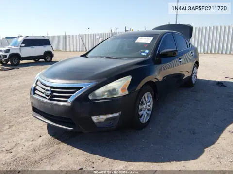 2015 Nissan Altima 2.5/2.5 S/2.5 Sl/2.5 Sv VIN 1N4AL3AP5FC211720 фото 3