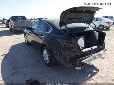 2015 Nissan Altima 2.5/2.5 S/2.5 Sl/2.5 Sv VIN 1N4AL3AP5FC211720 фото 4