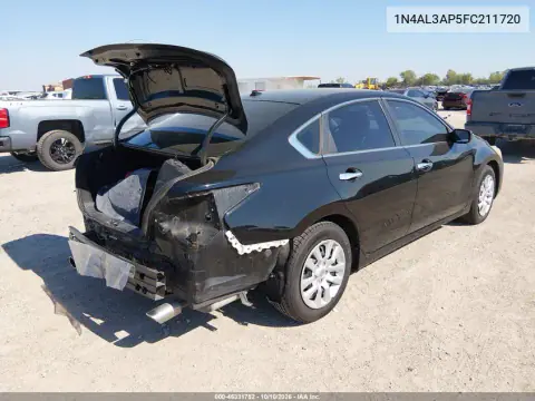 2015 Nissan Altima 2.5/2.5 S/2.5 Sl/2.5 Sv VIN 1N4AL3AP5FC211720 фото 5