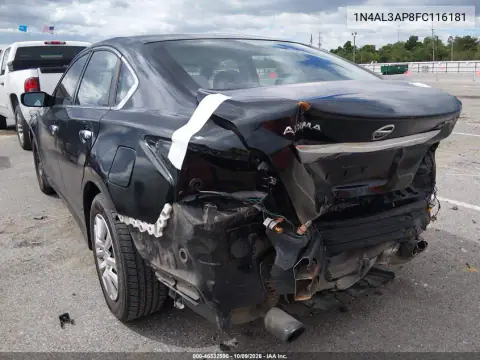 2015 Nissan Altima 2.5 S VIN 1N4AL3AP8FC116181 фото 3