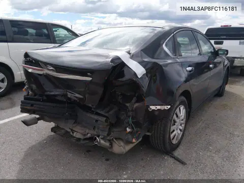 2015 Nissan Altima 2.5 S VIN 1N4AL3AP8FC116181 фото 4