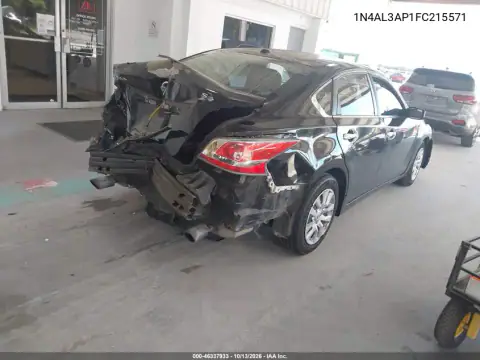 1N4AL3AP1FC215571 — 2015 Nissan Altima, фото 4 с аукциона IAAI, Передняя и задняя части