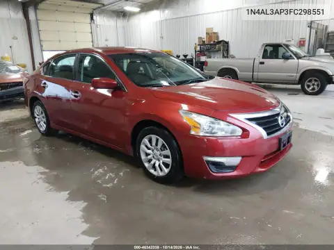 1N4AL3AP3FC298551 — 2015 Nissan Altima, Град, фото до ремонта