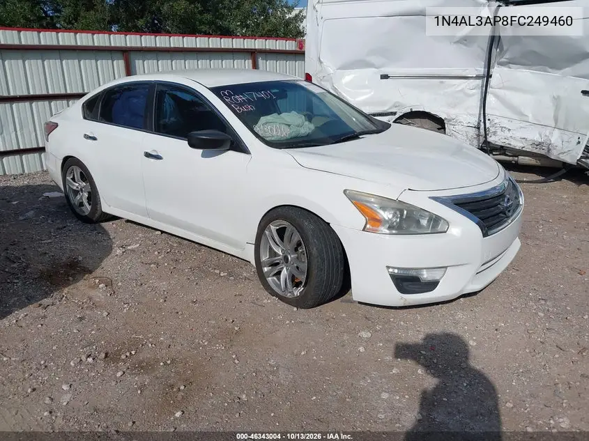 2015 Nissan Altima 2.5 S VIN 1N4AL3AP8FC249460 фото 2