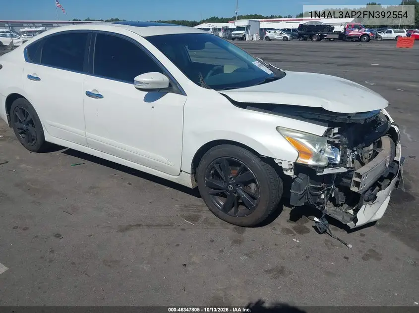 1N4AL3AP2FN392554 Nissan Altima 2015 — повреждение Передняя часть, фото до ремонта