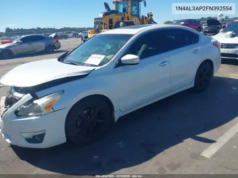 1N4AL3AP2FN392554 — 2015 Nissan Altima, фото 2 с аукциона IAAI, Передняя часть