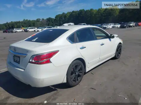 1N4AL3AP2FN392554 — 2015 Nissan Altima, фото 4 с аукциона IAAI, Передняя часть