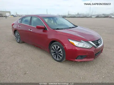 2016 Nissan Altima 2.5/2.5 S/2.5 Sl Tech/2.5 Sr/2.5 Sv VIN 1N4AL3AP8GN350651 фото 2