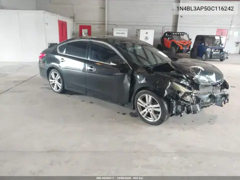 1N4BL3AP5GC116242 — 2016 Nissan Altima, Повреждения со всех сторон, фото до ремонта