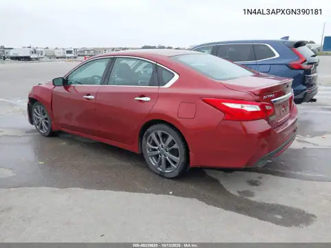 1N4AL3APXGN390181 — 2016 Nissan Altima, Передний левый, фото до ремонта